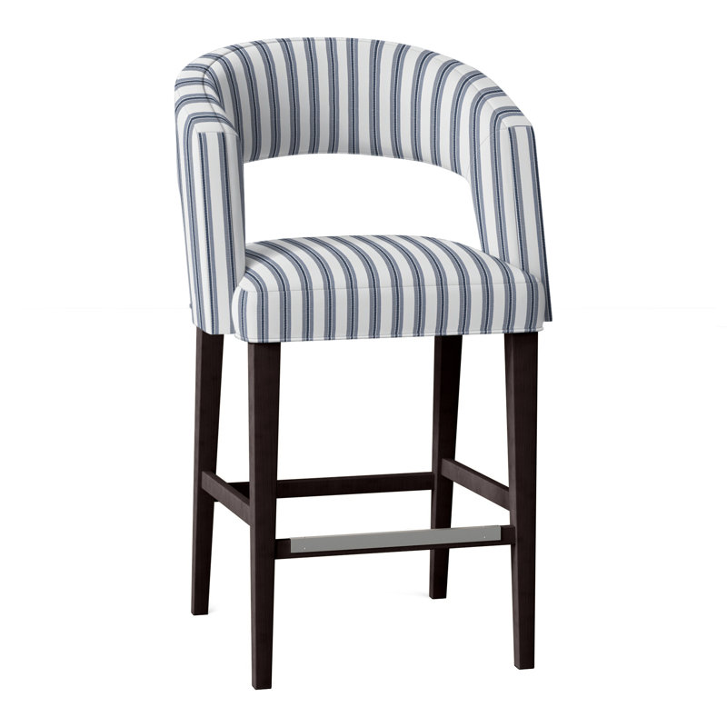 Tabouret 30 "Bryant, Perigold excel denim, Espresso