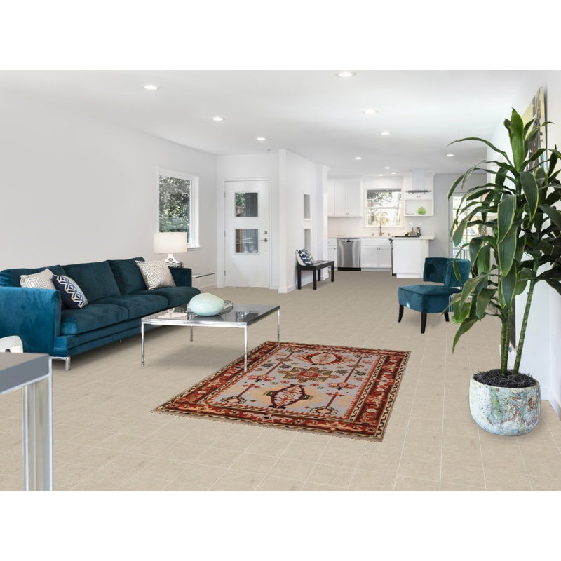 Tapis décoratif en laine fait à la main Khotan