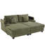 Modern Chaise Sofa 75.5" Chaise Lounge Sofa Loveseat Sofa Sleeper Sofa With Adjustable Backrest, Cup Holders , Phone Holder And Storage Compartments For Living Room-1337610080