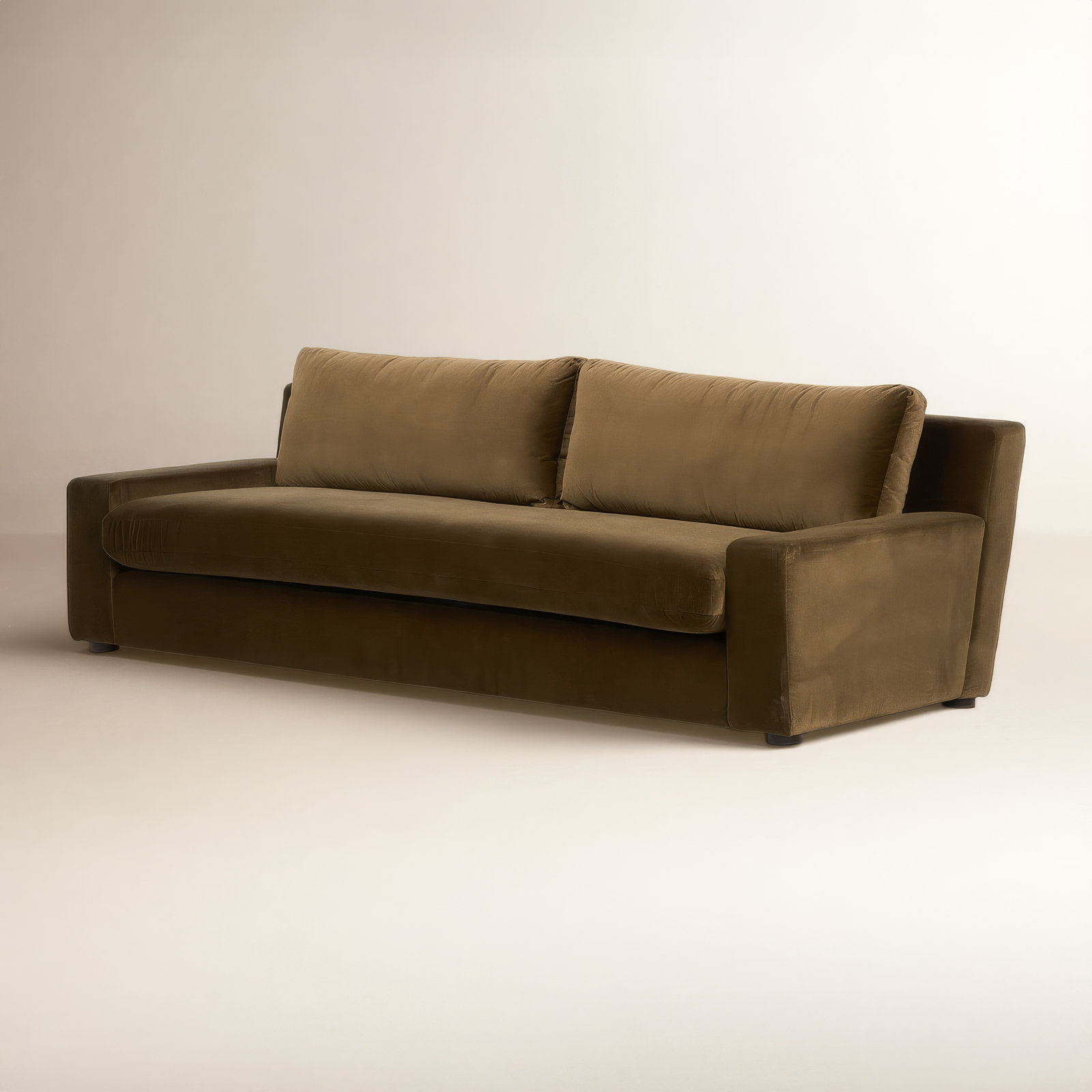 Liv 100" Sofa, Surrey Olive, 33" H x 100" W x 41" D