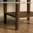 Modern Minimalist End Table With Open Storage Shelf-2044371278