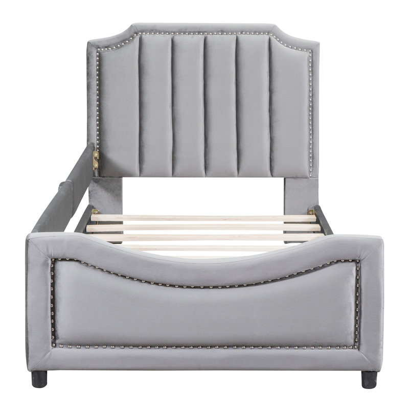 Lit de jour tapissier gris Classic Classic, Gris