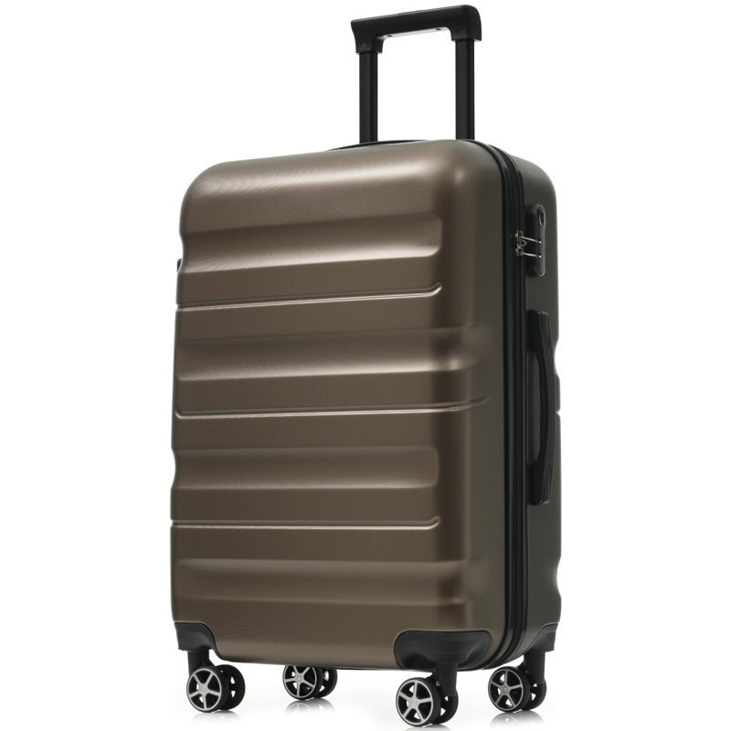Ensemble de valises Hardshell en ABS - Valises légères et durables avec deux roues pivotantes, tailles de bagage à main et pour bagages