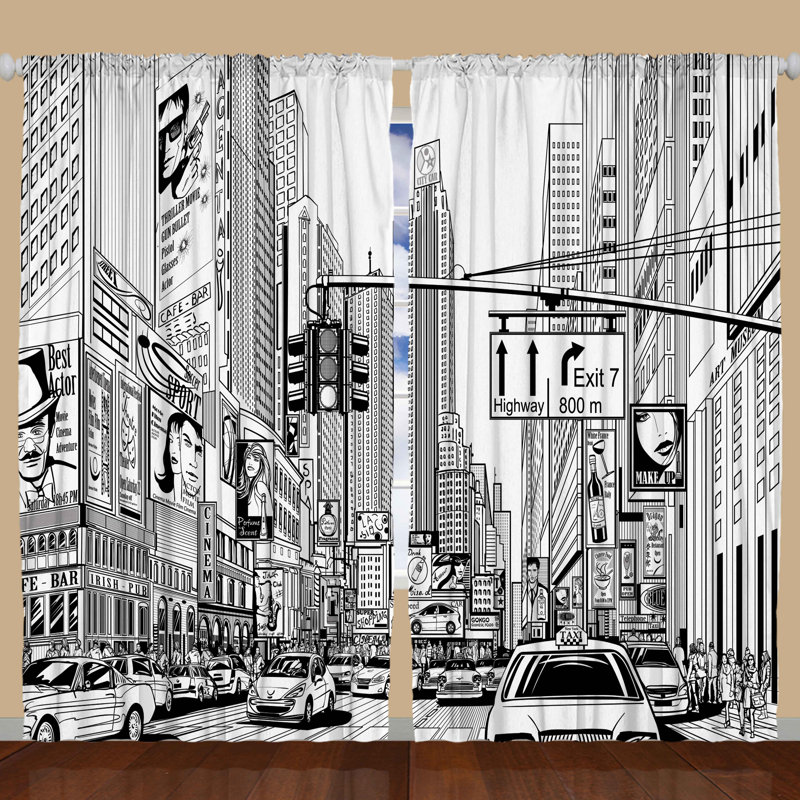 Curtain, 84" W x 108" L