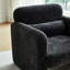 Canapé 34 po en velours, canapé simple avec coussin de soutien