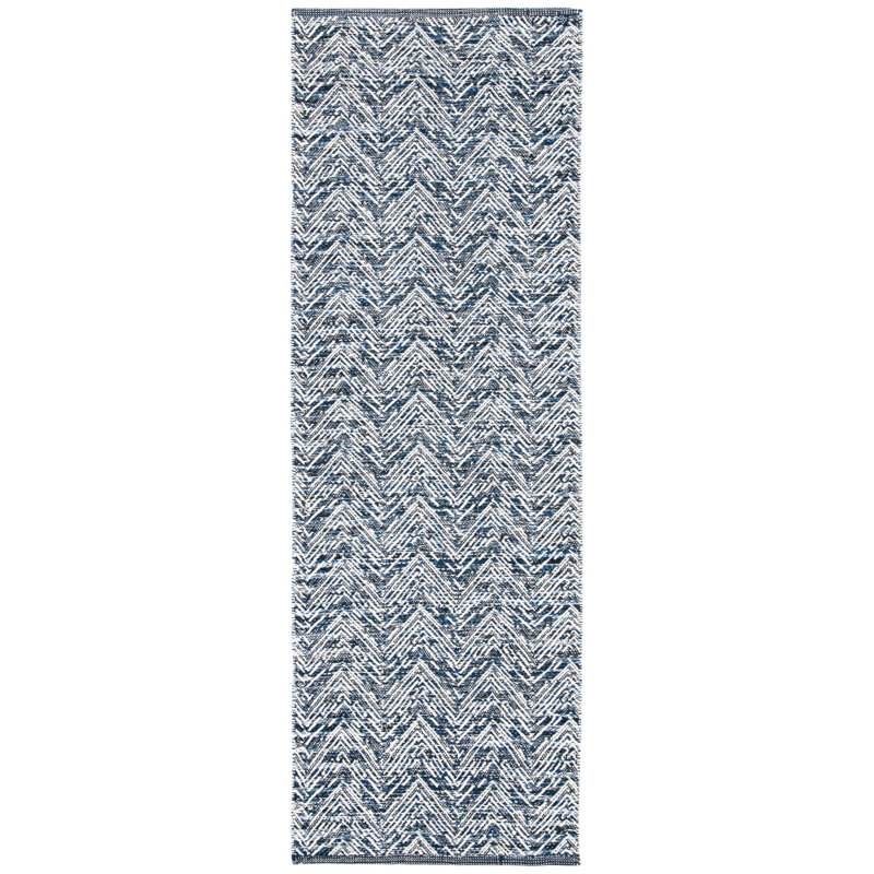 Tapis en laine tissé à la main Cobb Kilim, Tapis de couloir 2 pi 3 po x 7 pi