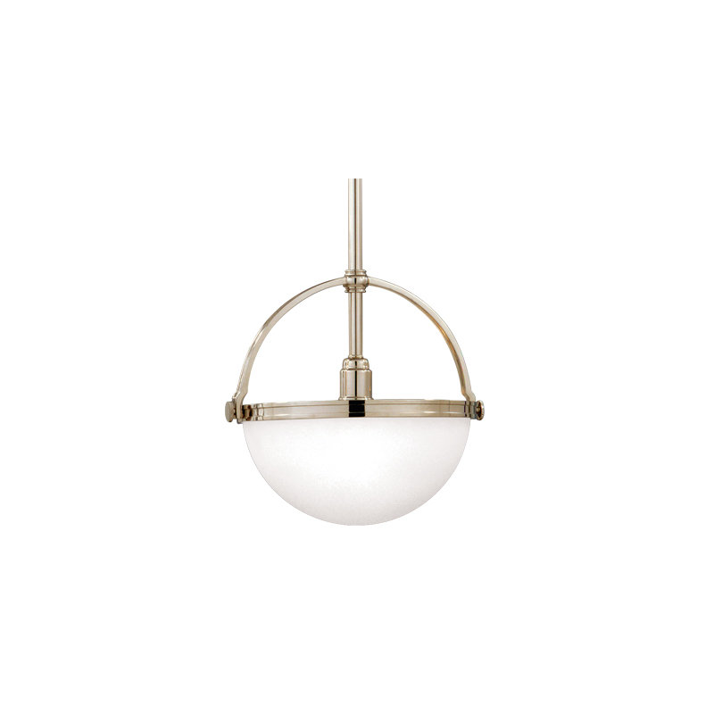 Stratford 1 - Light Pendant, 21" - 69" H x 14.25" W, Aged Brass