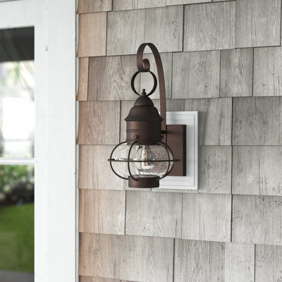 Lanterne murale d'extérieur 1 lumière Zamarripa Brown