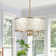 4-Light Natural Capiz Shell Drum Chandelier