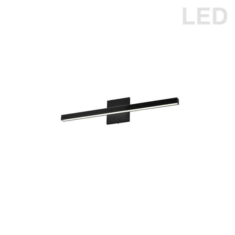 Tedder Dimmable LED Vanity Light, Matte Black