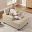 Chaise longue rembourrée en tissu 39,76 po-1990492647