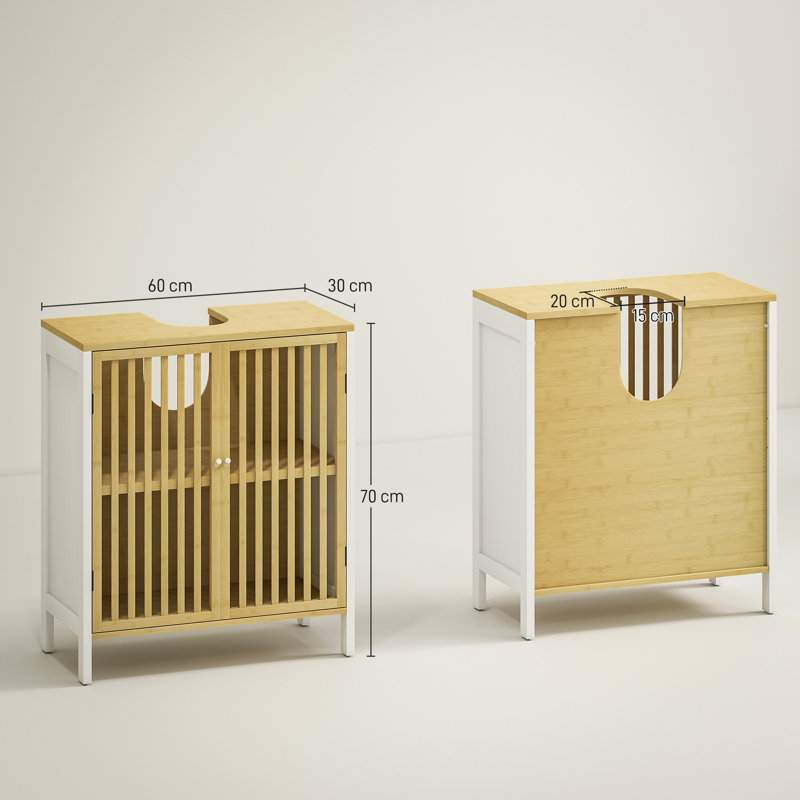 Retro Cut-Out Under Sink Cabinet