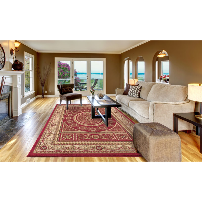 Edmont Oriental Indoor Rug, Rectangle 6'7" x 9'3"