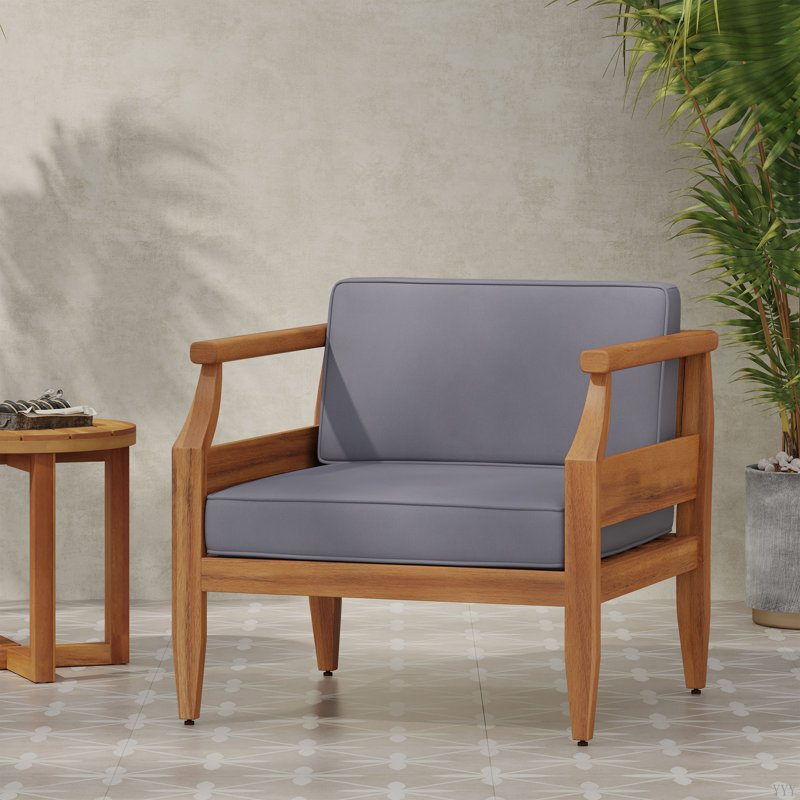 CHAISE CLUB MODERNE ASTON, Gris