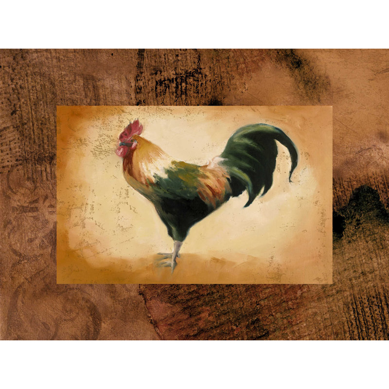 " Crazy Rooster 1 ", 24'' H x 32'' W x 1.25'' D