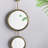 Iron Frame Vertical Round Mirror