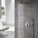 Pressure-Balanced Complete Shower System with 10-Inch Rain Shower Head, Handheld, Rough-in Valve