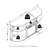 Beitske TV Stand for TVs up to 55" with Fireplace Included-93671445