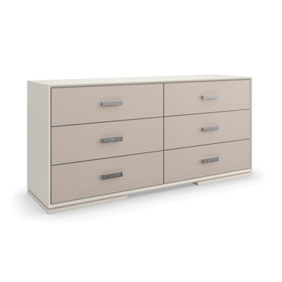 Solid Wood 68'' W 6 - Drawer Dresser