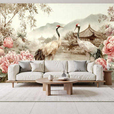 Papier peint adhésif chinoiserie Elegant