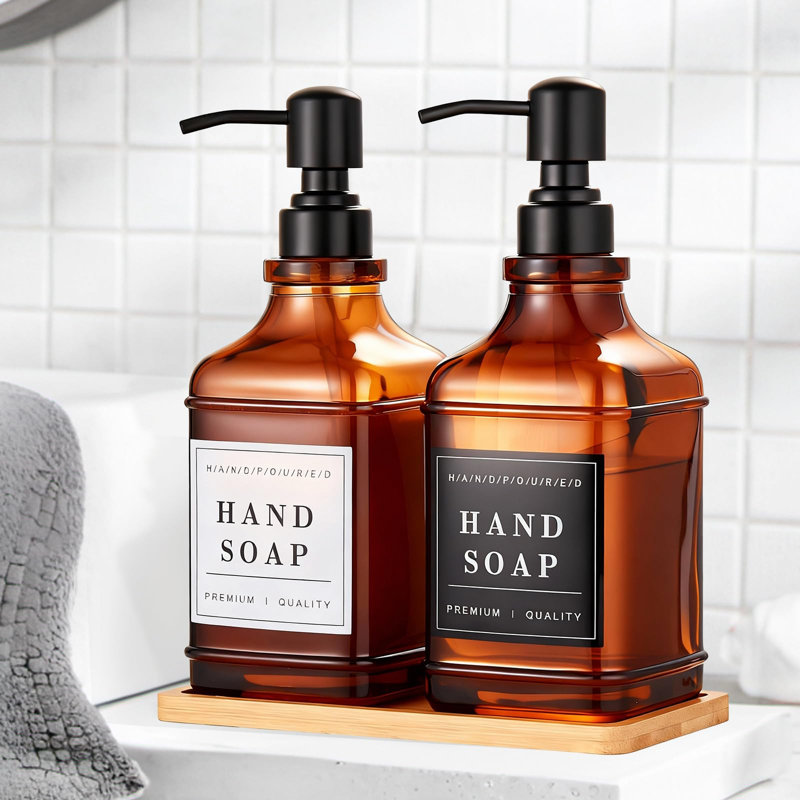 Distributeur de savon Amber Glass
