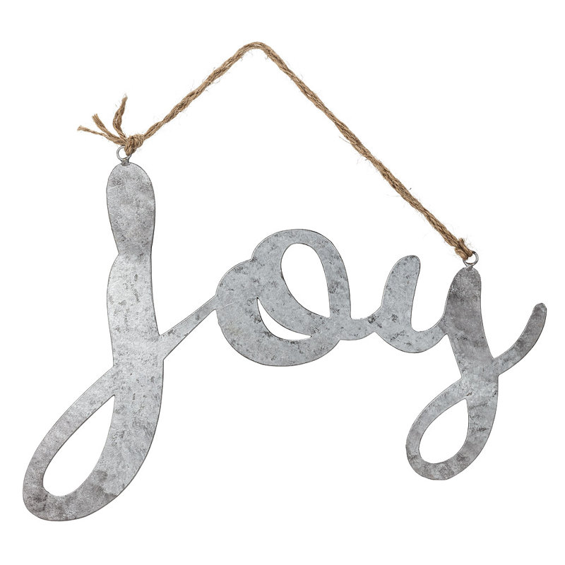 Script «Joy», décoration murale