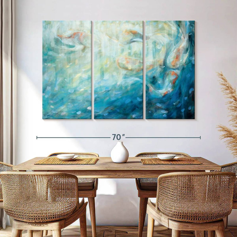 Brampt Playing Koi, 42" H x 65" W