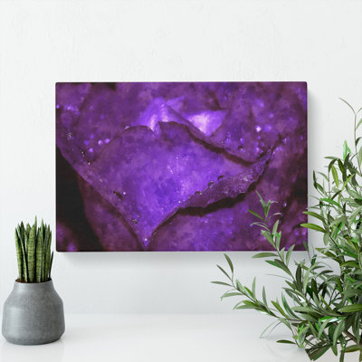 Purple Rose Flower Vol.4 - Wrapped Canvas