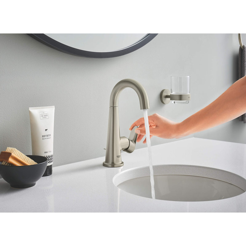 Essentials Tumbler Holder, Brushed Nickel Infinity