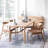 Strathern Oak Solid Wood Dining Table-2046564478