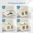 8.4Gal Foldable Plastic Storage Bins with Lids and Wheels-1208410472