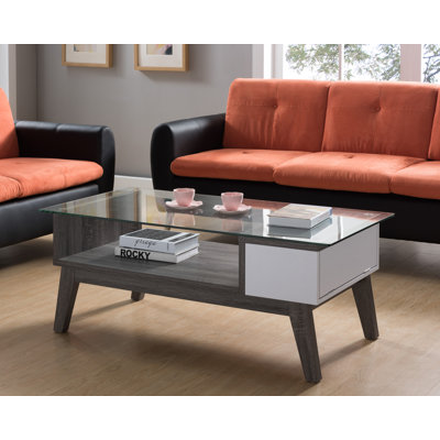 Wisser Four Leg Coffee Table with Storage