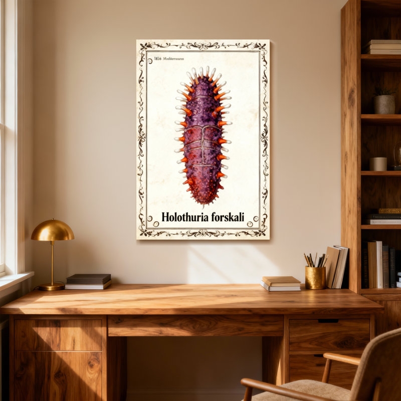 Animaux, holothuria forskali, concombre de mer, reproduction rétro