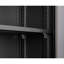Tablette réglable pliante avec portes verrouillables, armoire en acier noir pour bureau à domicile, garage, étagère de classement en tube d'acier massif, noire, facile à assembler, porte à ressort et-464683264