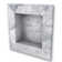 FlexStone 17"W x 17"H Square Recessed Shampoo Caddy