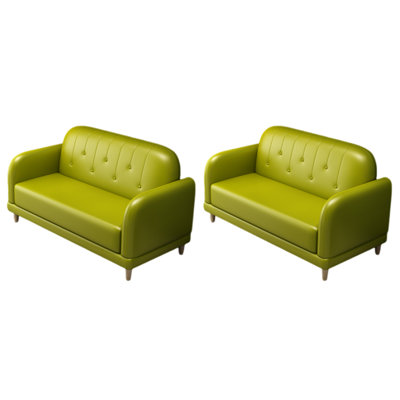 Banc rembourré en similicuir Cafe