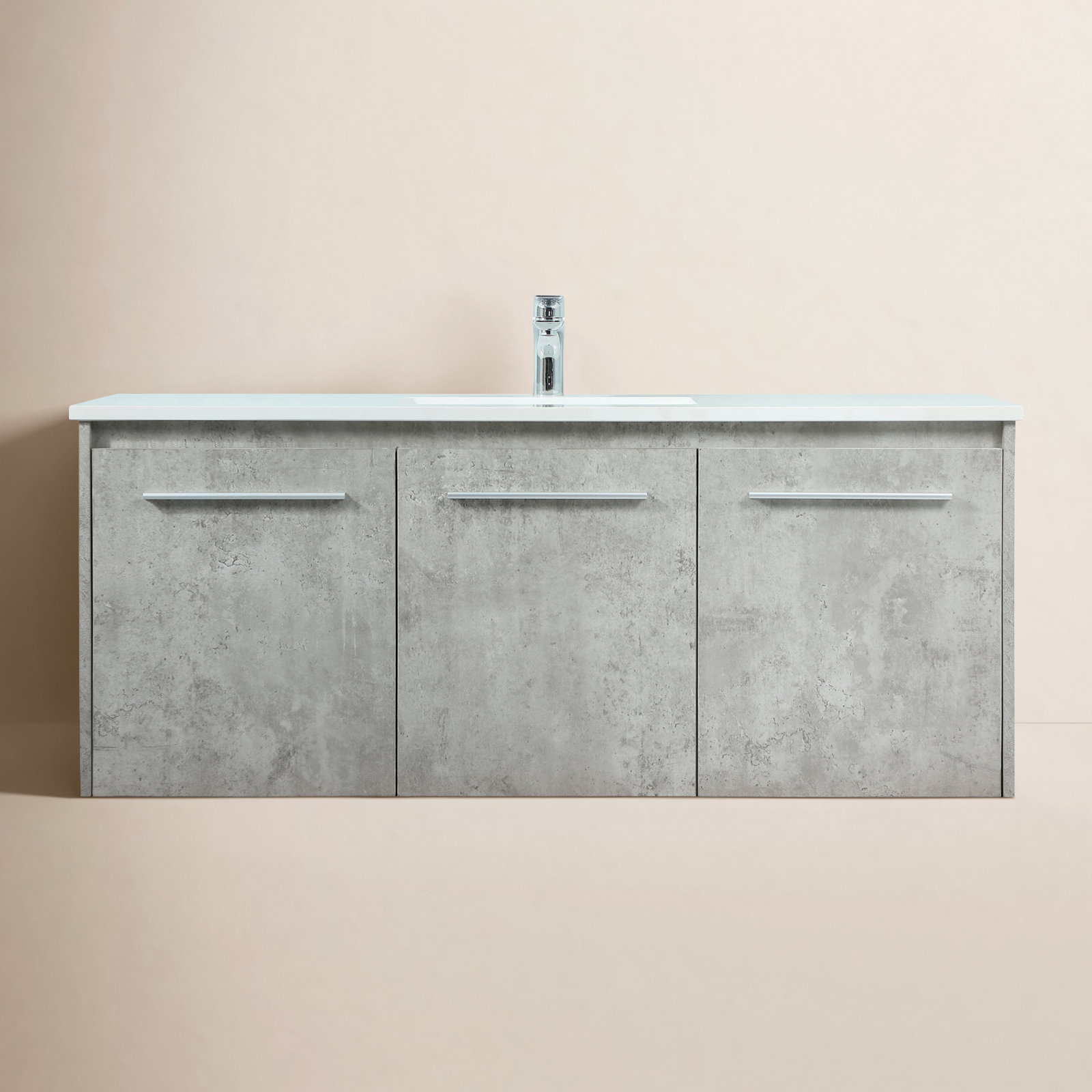 Penn 48'' Single Bathroom Vanity, Concrete Gray