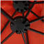 Grand parasol d'extérieur double face 14,8 pi avec manivelle (kaki) (sans base)-1036814082