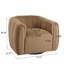 Fauteuil demi-tonneau pivotant rembourré Maravilla-1452498391