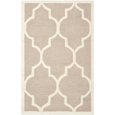 Cannen Hand Tufted Wool Trellis Rug