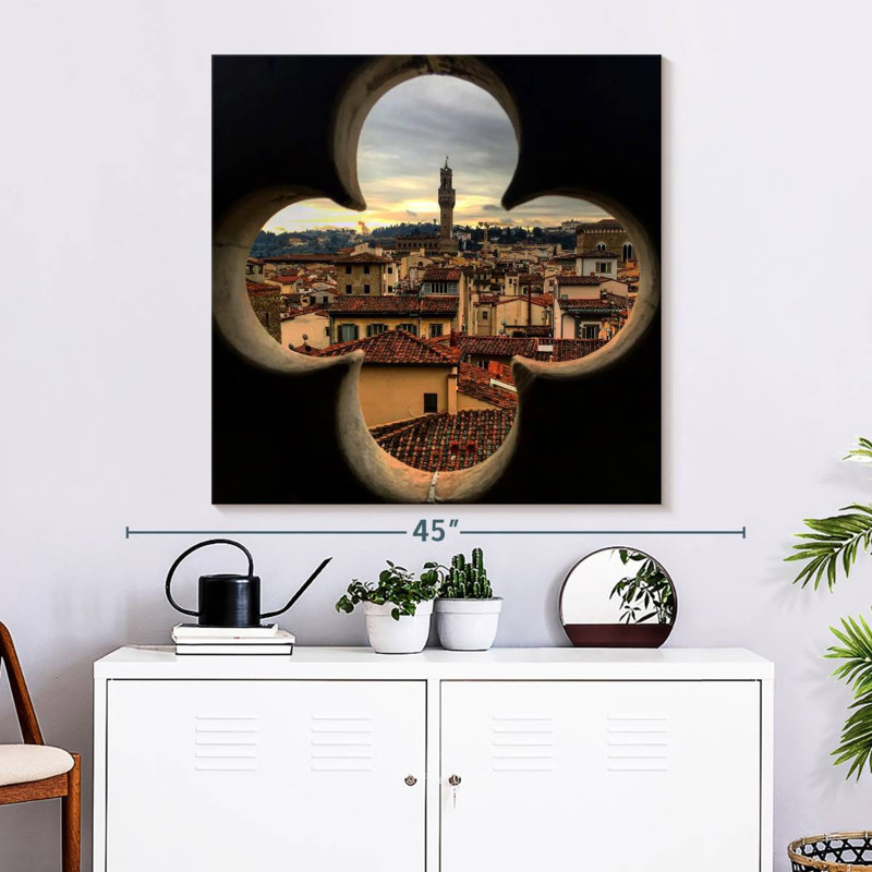Nicci View Of Florence, 33" H x 33" W
