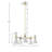 5-Light Metal Chandelier