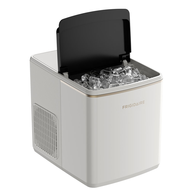 Machine à glaçons de comptoir avec affichage tactile 26 lb Frigidaire, blanc, Blanc