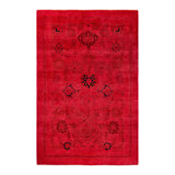 Overyed One-of-a-Kind Rectangle 4'1" X 6'2" Hand Knotted Area Rug
