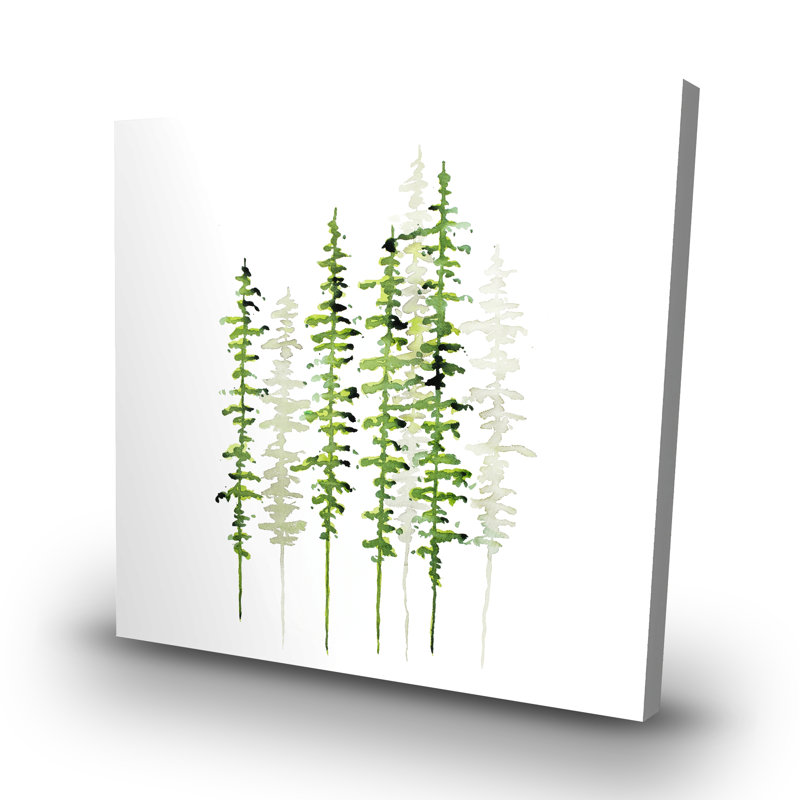 Slim trees - 32"x32" art on canvas