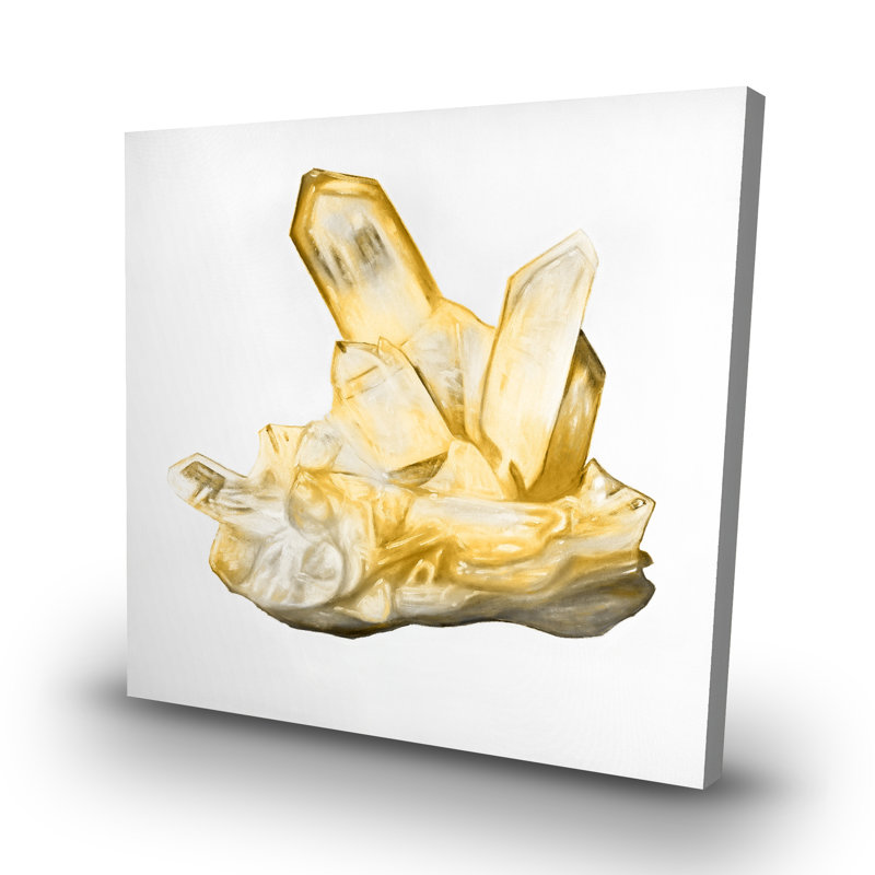 Citrine stone - 32"x32" art on canvas