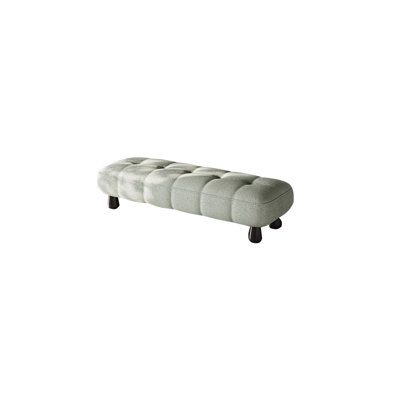 Shelagh Microfiber/Microsuede Upholstered Bench
