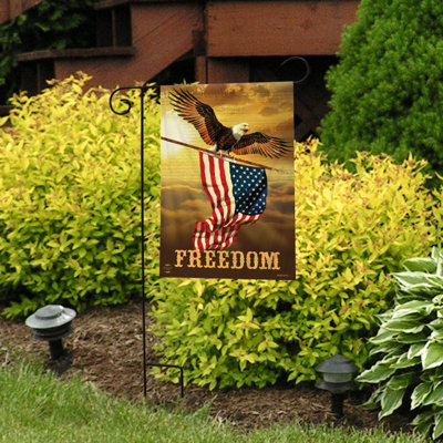Drapeau de jardin patriotique Freedom Eagle