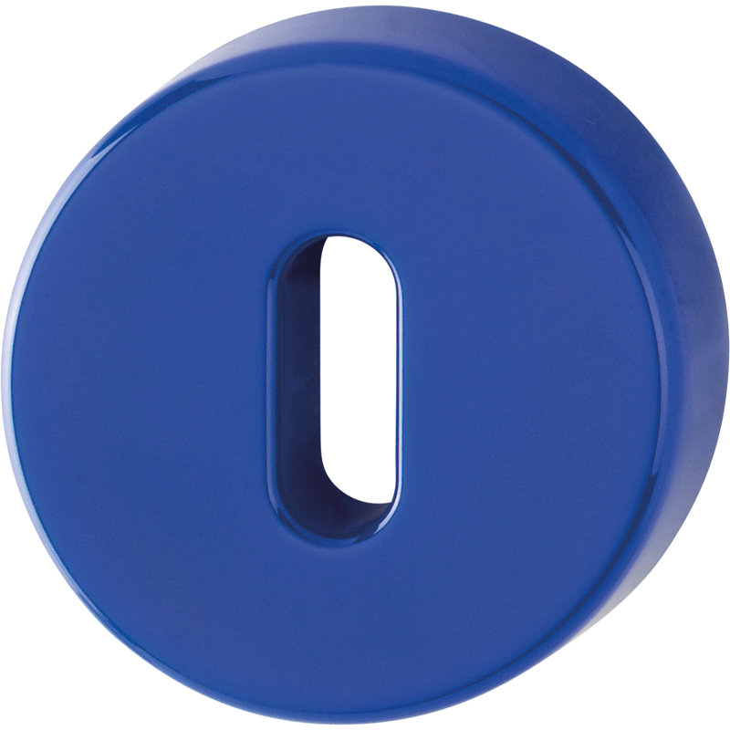 Amaure Brescia Lever Key Escutcheon (Pair), Blue