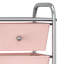 Mary-Grace 76cm H x 36.5cm W Utility Cart with Wheels-1530606419